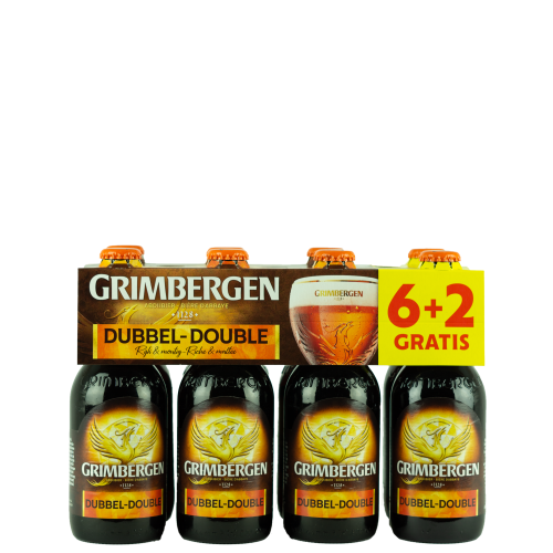 Bild grimbergen dubbel 33cl 6+2