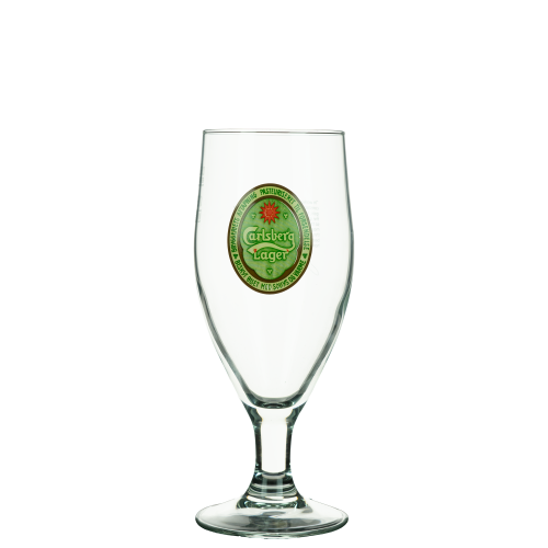 Bild glas carlsberg op voet 25cl