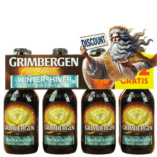 Image grimbergen winter 33cl 6+2