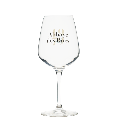 Bild glas abbaye des rocs op voet