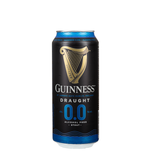 Image guinness draught 0% blik 44cl