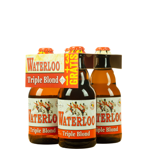 Afbeelding waterloo triple 33cl 3+1