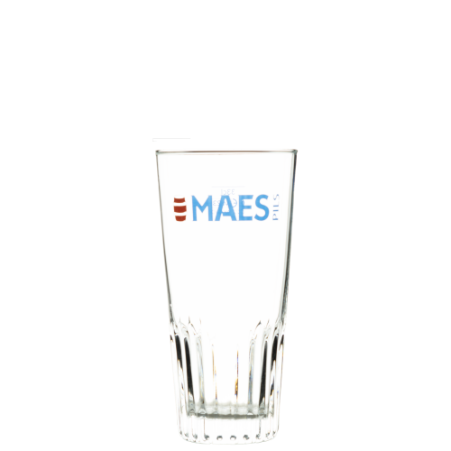 Afbeelding glas maes ribbel 33cl