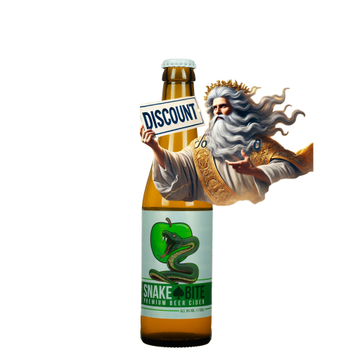 Afbeelding promo snake bite cider 33cl 5+1