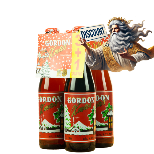 Afbeelding gordon christmas 33cl 3+1