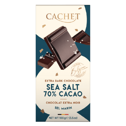 Afbeelding cachet extra puur zeezout 70% 100gr