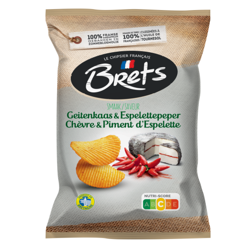 Afbeelding brets chips geitenkaas 125gr