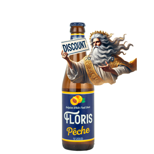 Afbeelding promo floris peche 33cl 5+1