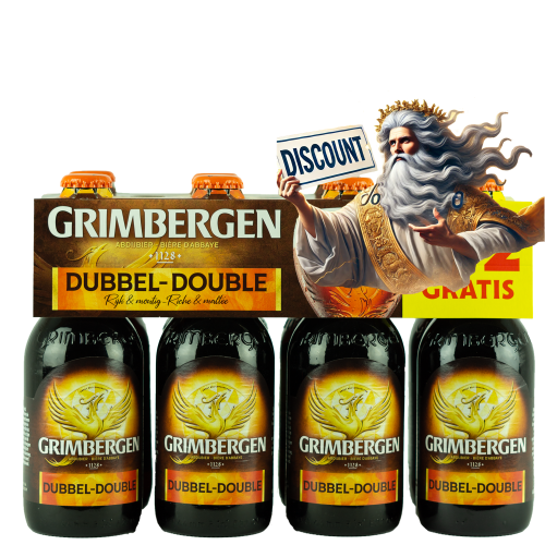 Afbeelding grimbergen dubbel 33cl 6+2