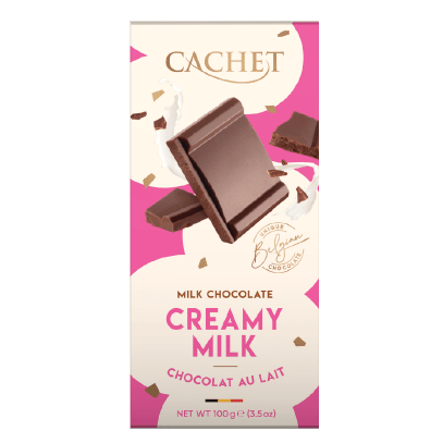 Afbeelding cachet melk 31% 100gr