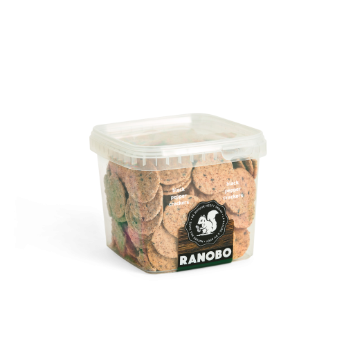 Afbeelding ranobo black pepper crackers 200g