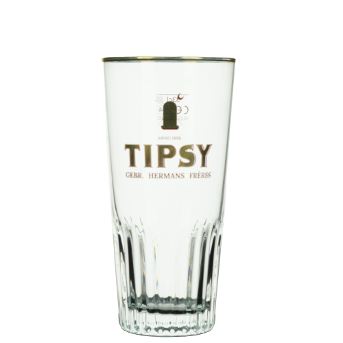 Afbeelding glas tipsy ribbel 33cl