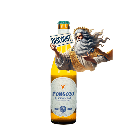 Afbeelding promo mongozo buckwheat white 33cl 5+1