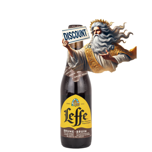 Afbeelding leffe bruin 33cl 6+2