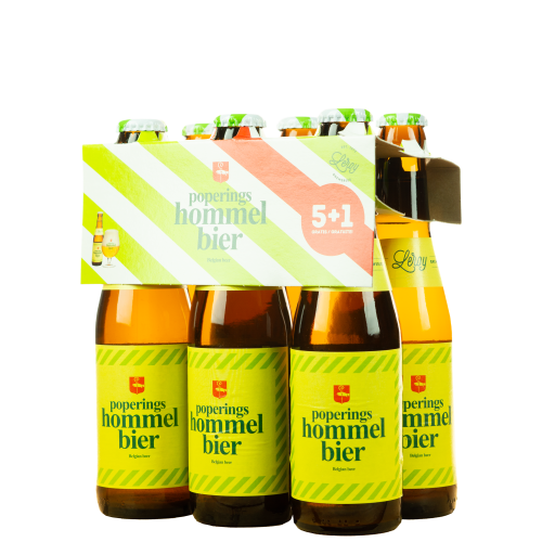 Image hommel bier 25cl 5+1