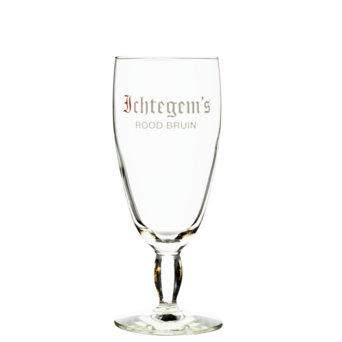 Image glas ichtegems rood bruin 25cl