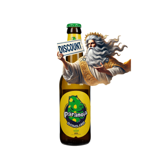 Image promo paranoia alcohol free 33cl 5+1