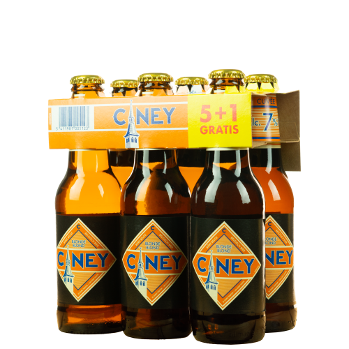 Image ciney blond 25cl 5+1