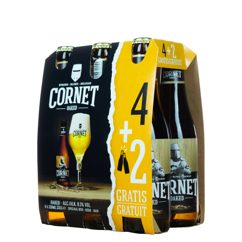 Image cornet blond oaked 33cl 4+2